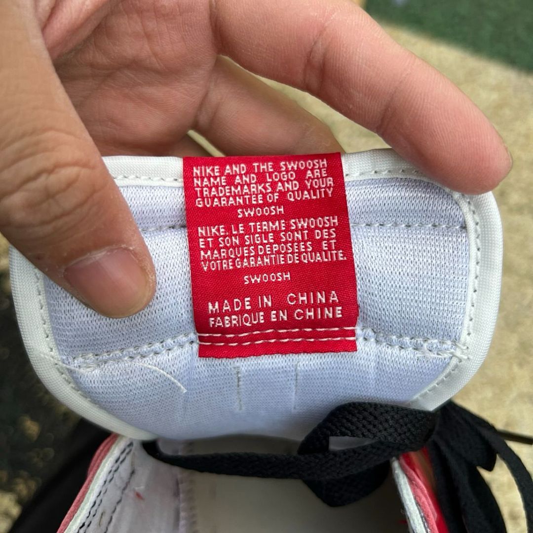 Nike Air Jordan 1 Low Gym Red White Black Sneakers 553558-605