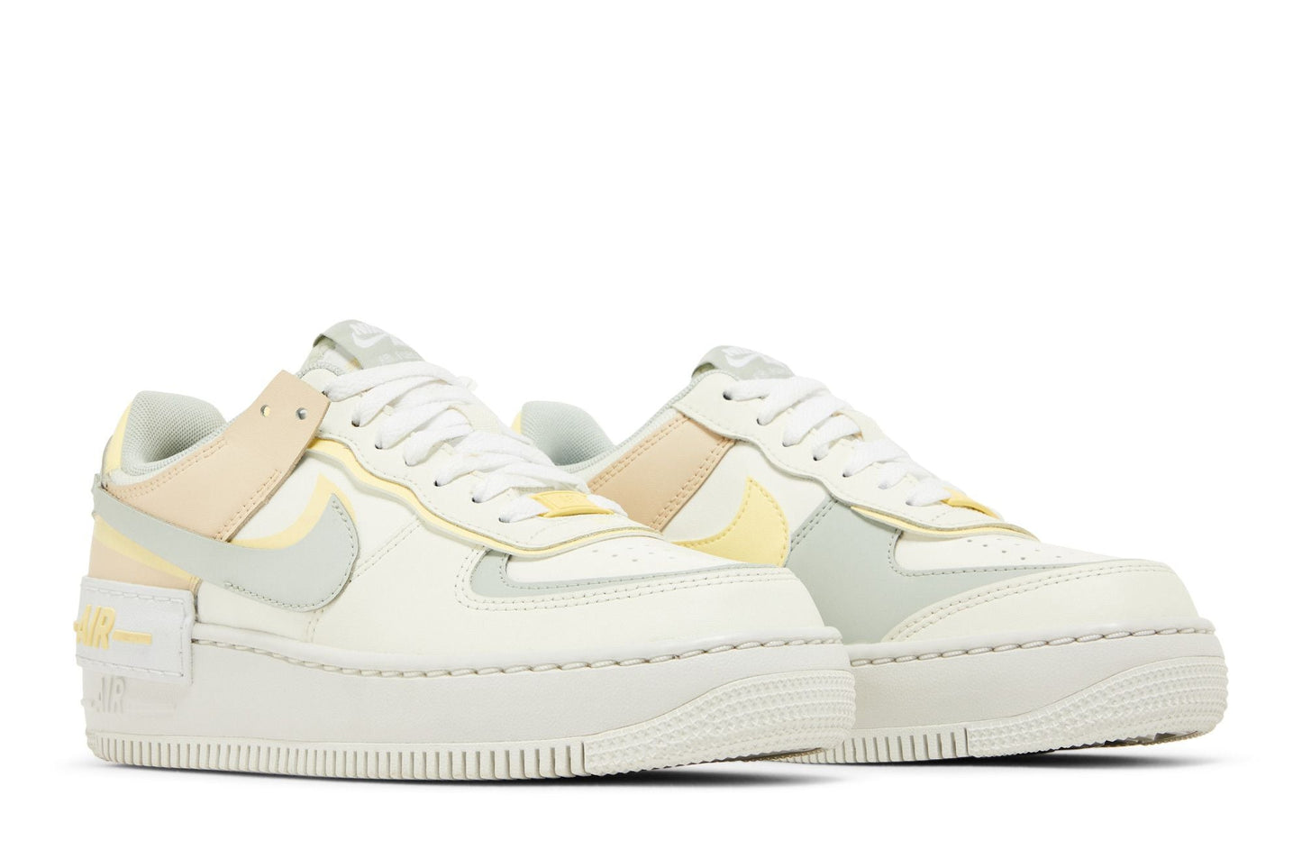 ( Women ) Nike Air Force 1 Shadow 'Pearl White Citron Tint' DR7883-101