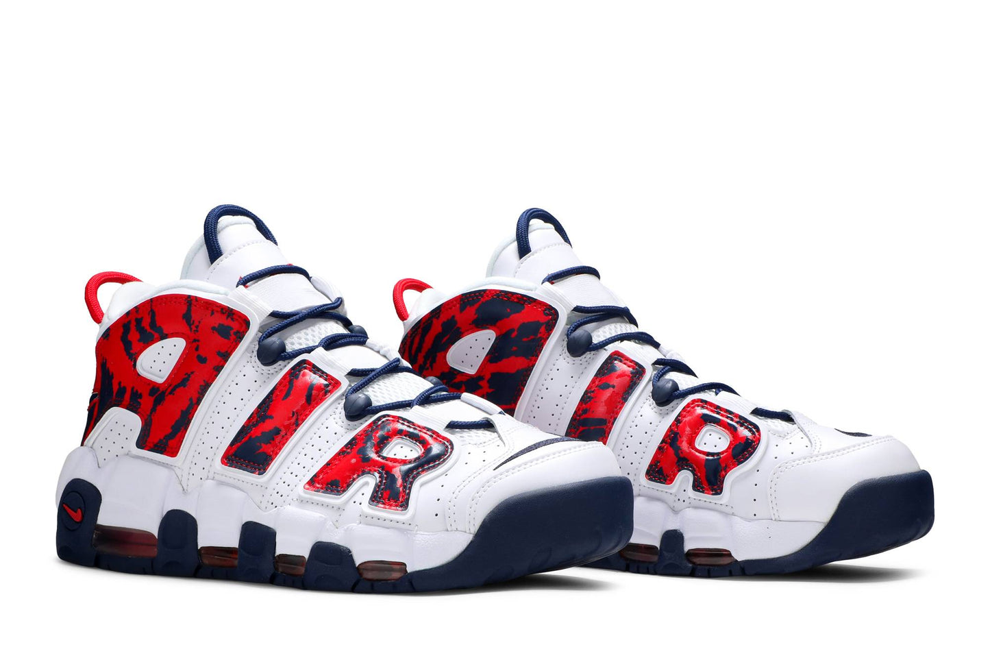 Nike Air More Uptempo Red Navy Camo CZ7877-100