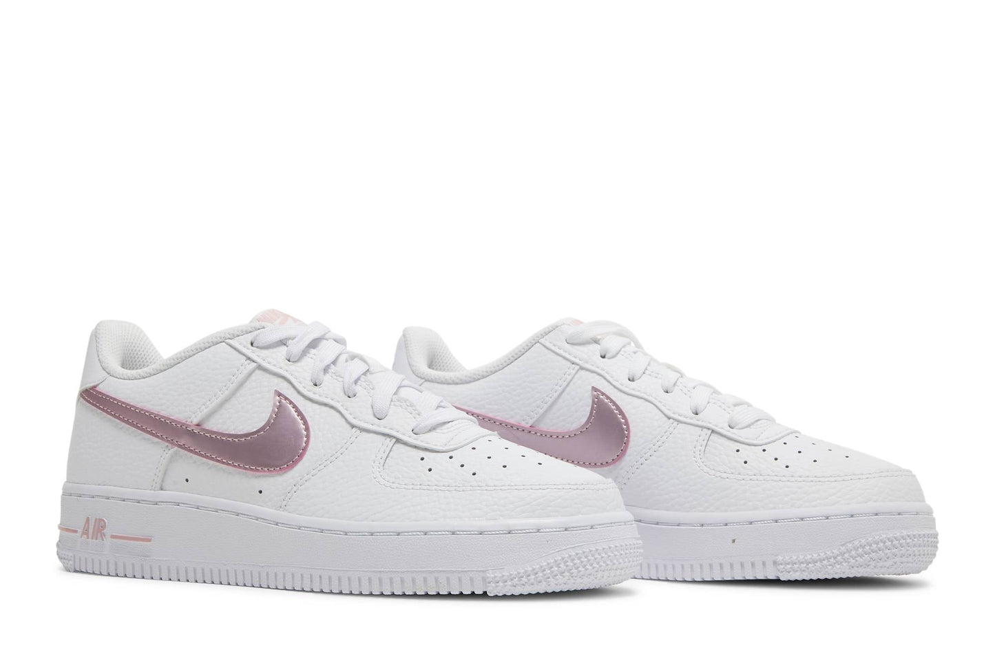 ( Grade School ) Nike Air Force 1 Low White Pink Glaze CT3839-104