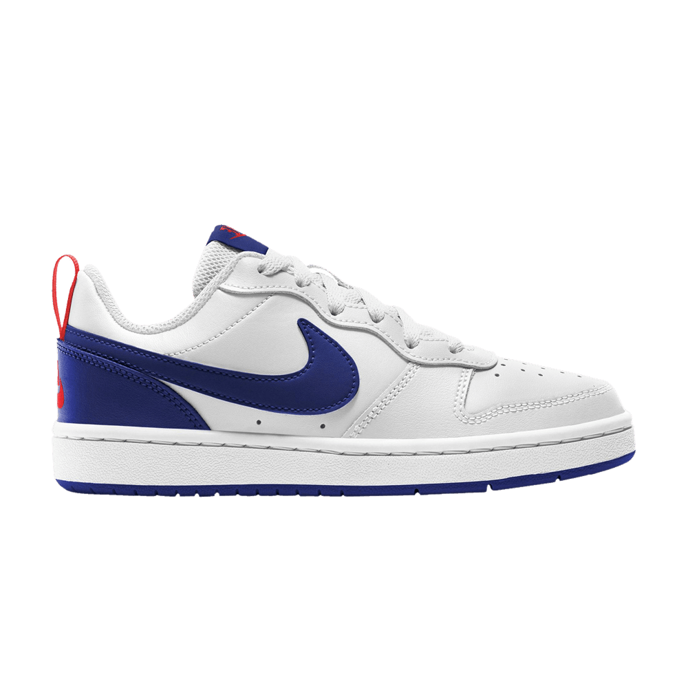 ( Grade School ) Nike Court Borough Low 2 'White Deep Royal' BQ5448-113