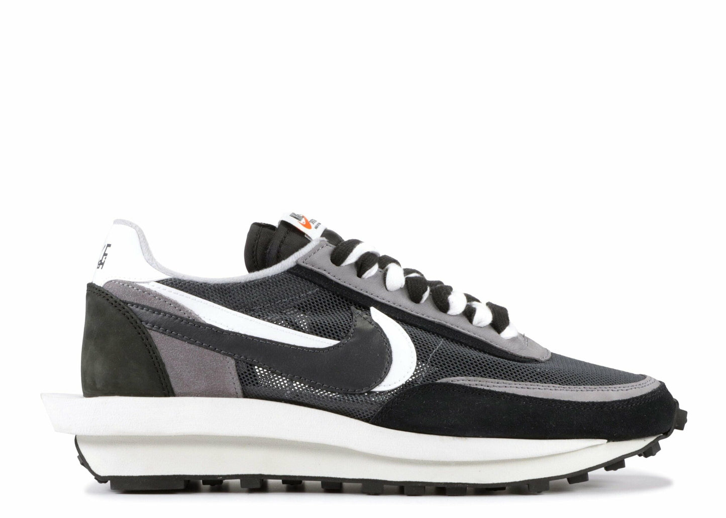 Nike Sacai X LDWaffle 'Black' Everlasting Sneaker
