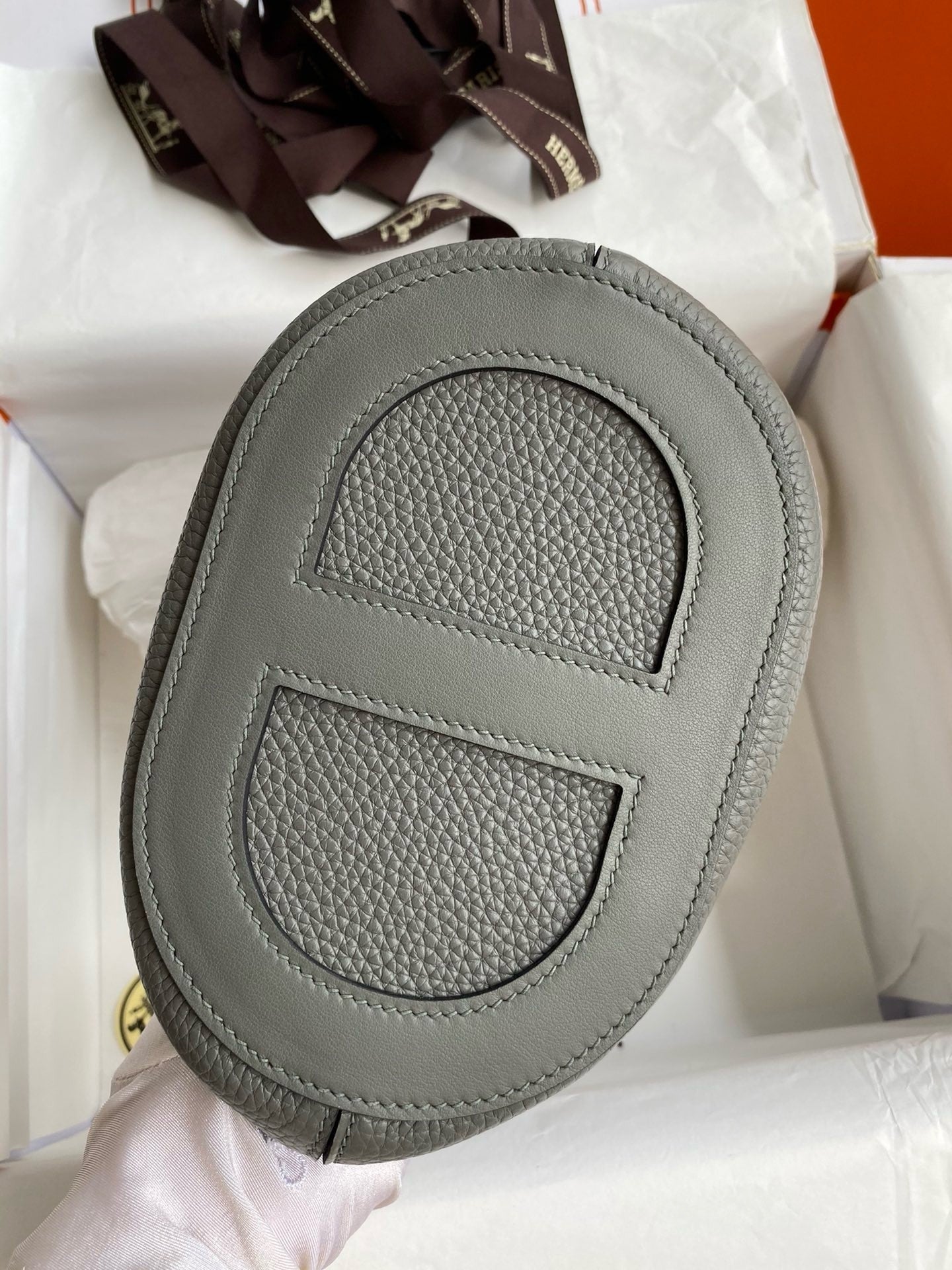 Hermès In-the-Loop 18 Tote Bag - Grey Clemence & Swift Leather