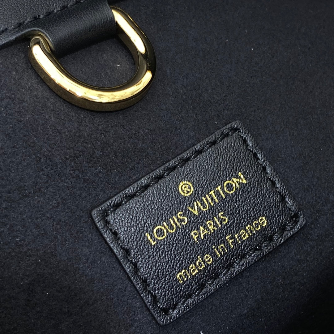 Louis Vuitton Maida Hobo Bag - Black Monogram Empreinte Leather