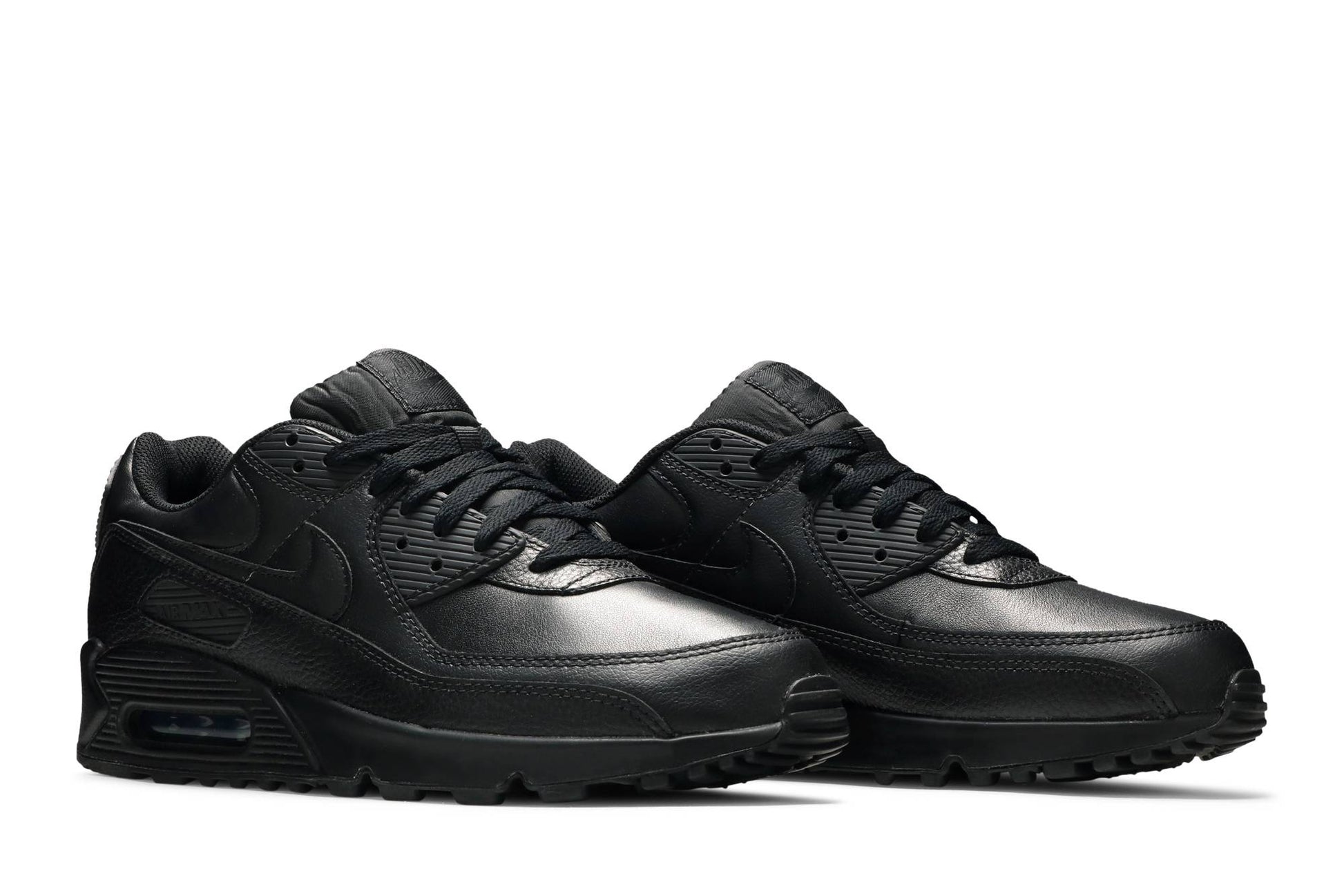 Nike Air Max 90 Leather 'Triple Black' ( 20 ) CZ5594-001