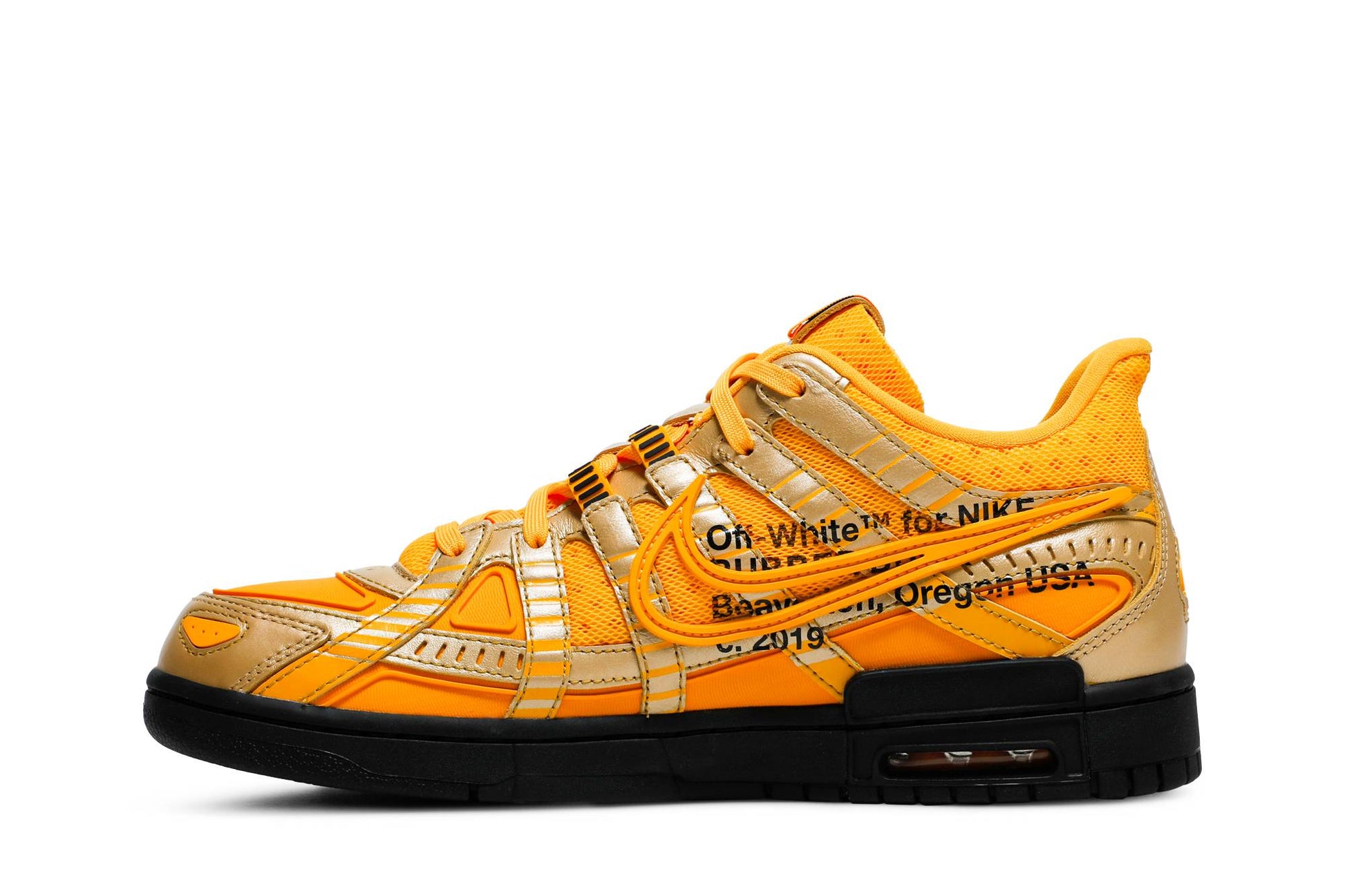 Off-White X Nike Air Rubber Dunk 'University Gold' [also Worn By William Chan] CU6015-700