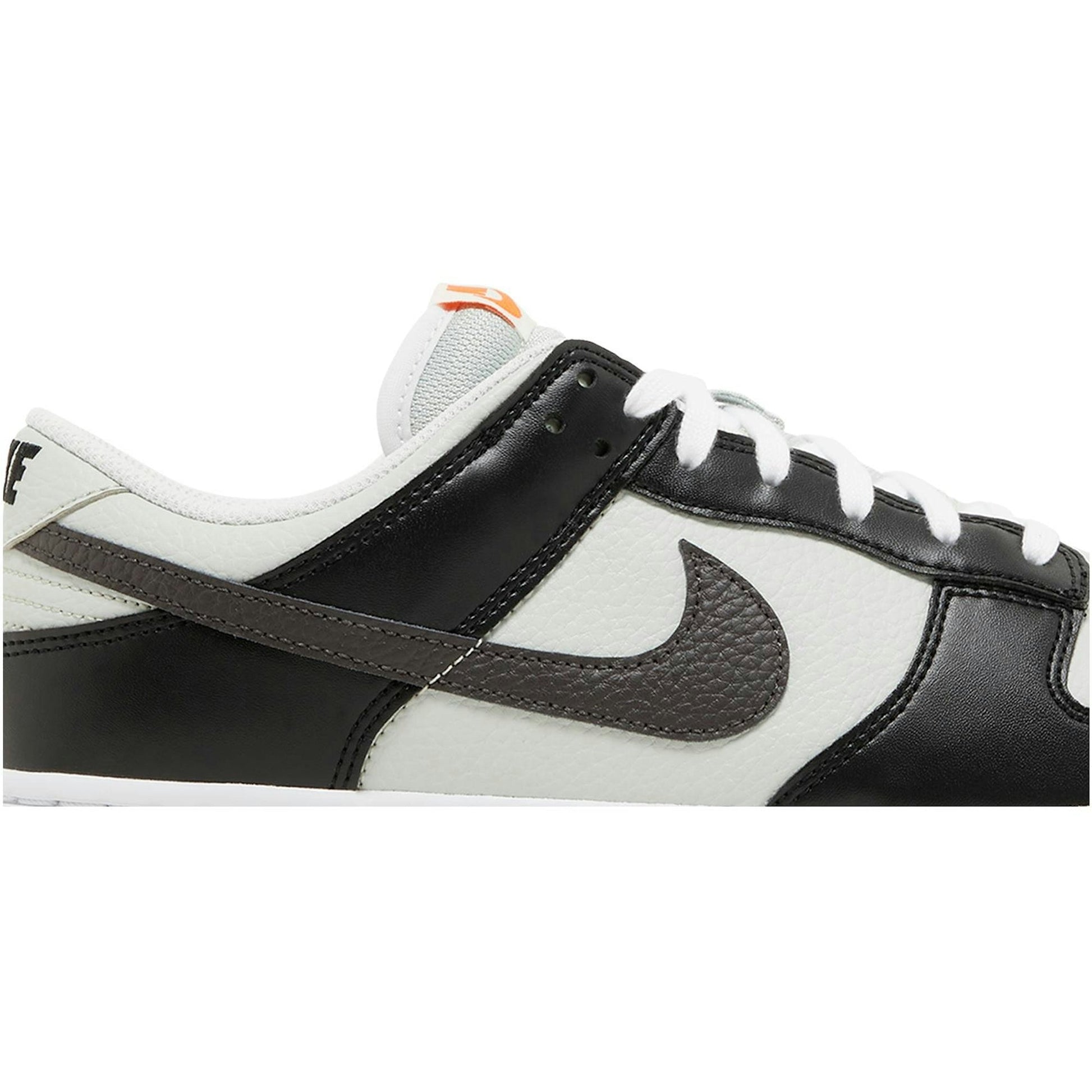 Nike Dunk Low 'Grey Black Orange Mini Swoosh' FN7808-001