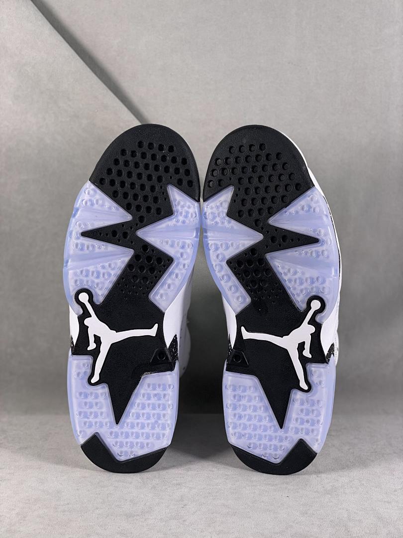Air Jordan 6 Low 'Dongdan' White Black Speckle Basketball Sneakers DM0099-111