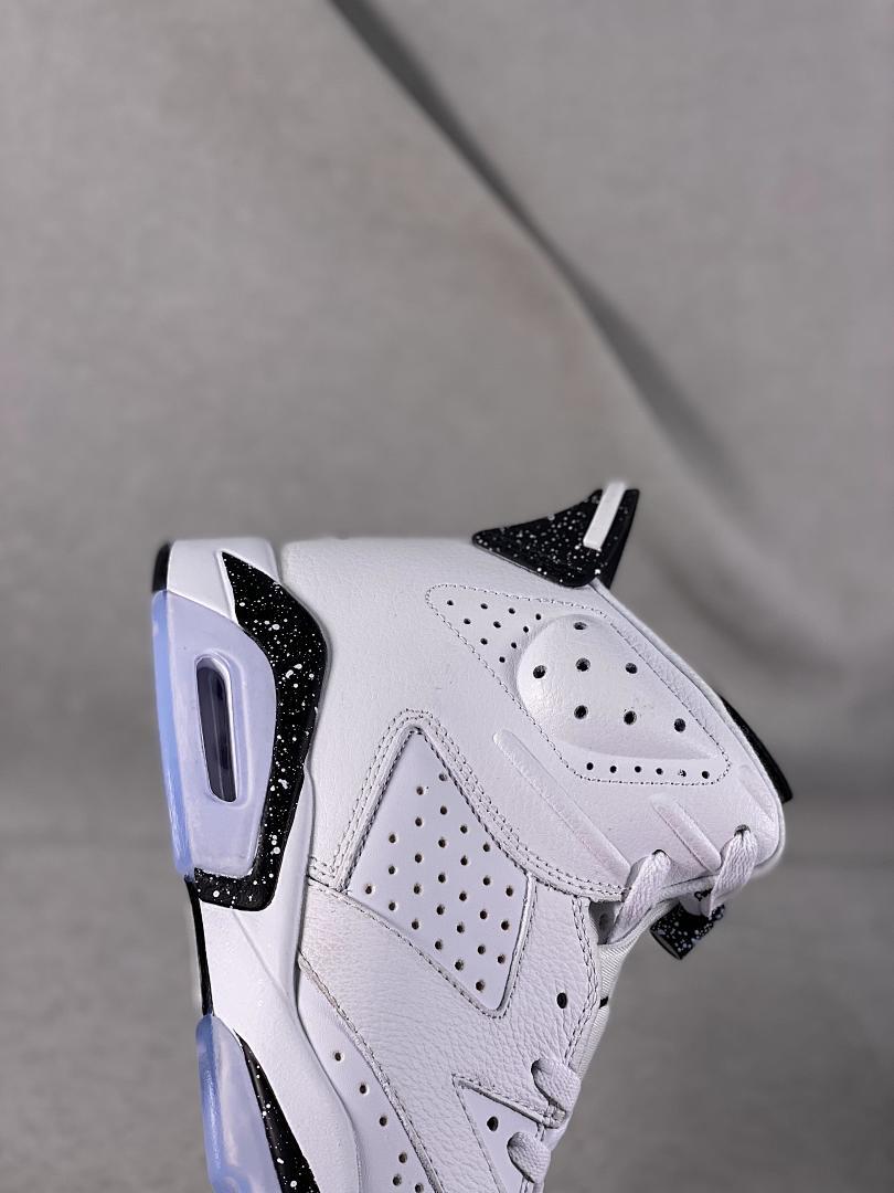 Air Jordan 6 Low 'Dongdan' White Black Speckle Basketball Sneakers DM0099-111