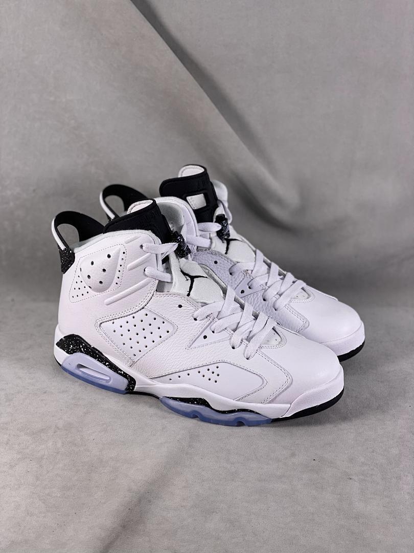 Air Jordan 6 Low 'Dongdan' White Black Speckle Basketball Sneakers DM0099-111