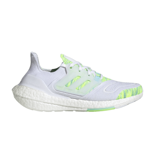 ( Women ) Adidas UltraBoost 22 'White Bliss Blue Yellow' GX5926