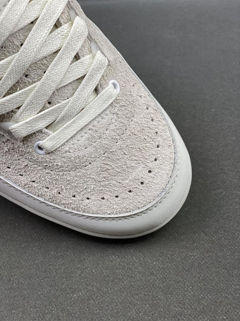 J Balvin x Air Jordan 2 Retro Low 'Celestine Blue' FJ6037-117. Nike AJ2 Low Light Grey Cream Orange Suede Sneakers Trainers Men's Women's J Balvin Shoes.