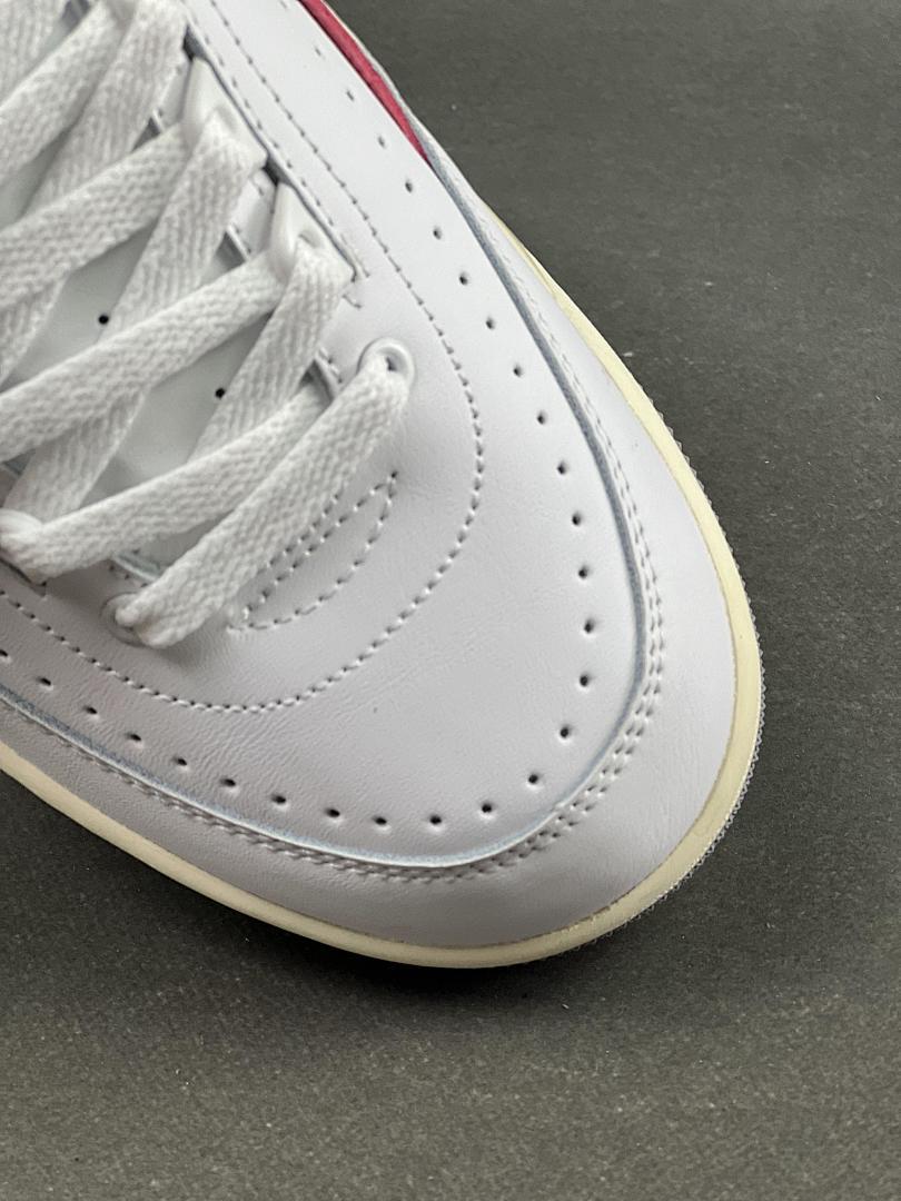 Nike Air Jordan 2 Retro Low Cherry White Cherrywood Red Sail DV9956-106