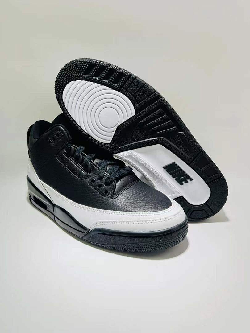 Nike Air Jordan 3 Retro "Cyber Monday" Black White 136064-020 Men's Lifestyle Sneakers Shoes Classic Leather