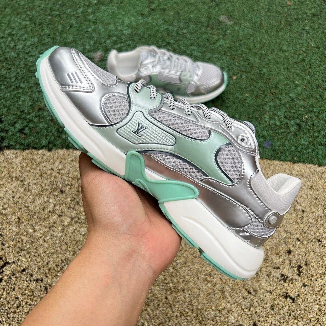 Louis Vuitton LV Archlight Trainer Silver Mint Green