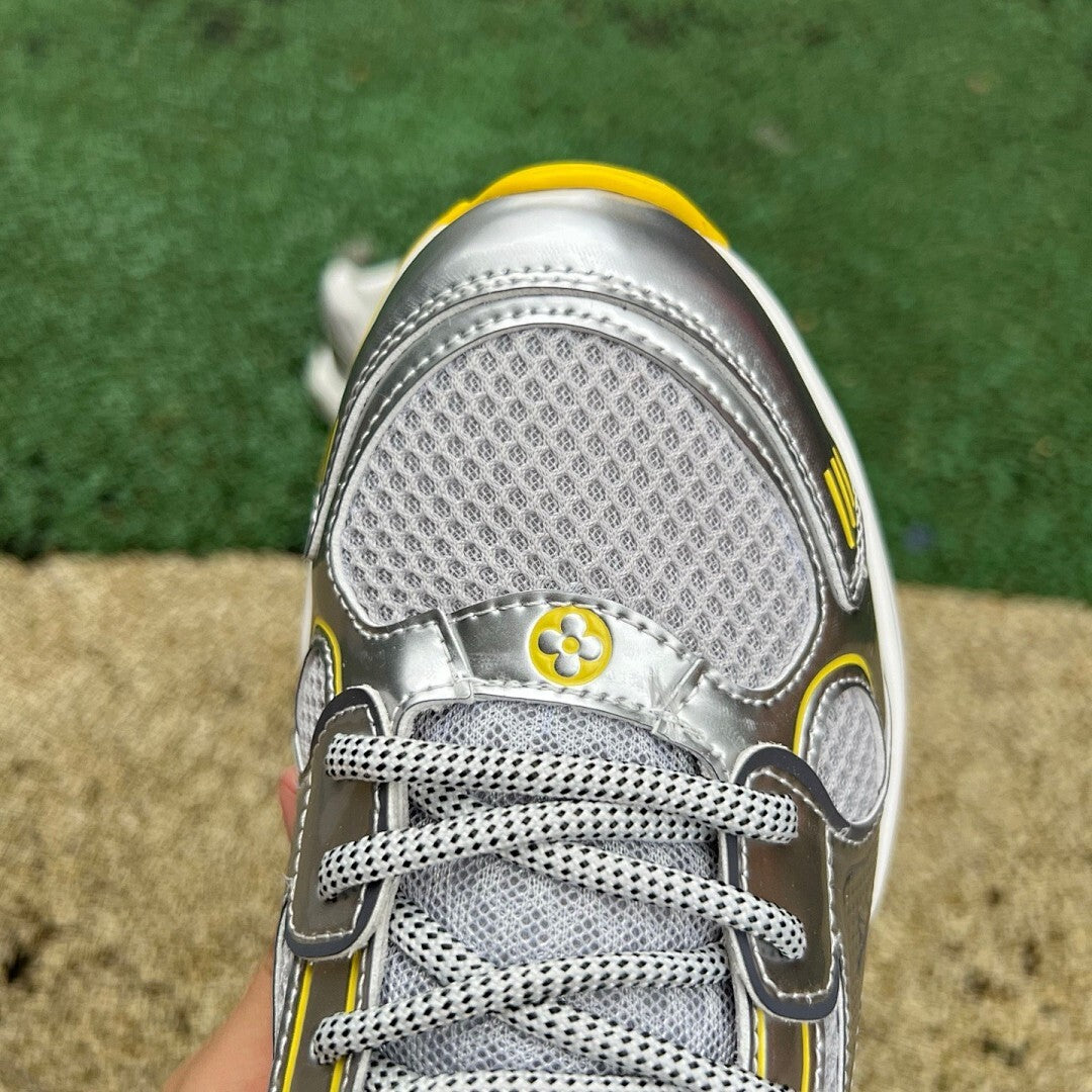 Louis Vuitton LV Runner Tatic Sneaker 1AA69R Silver Yellow