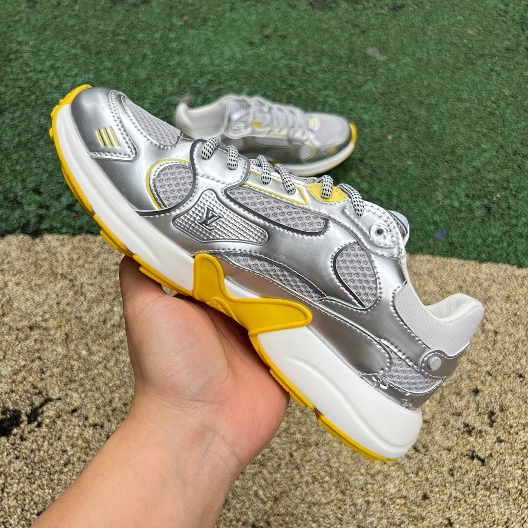 Louis Vuitton LV Runner Tatic Sneaker 1AA69R Silver Yellow