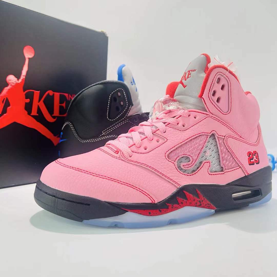 Air Jordan 5 Retro GS Pinksicle Pink Foam Black White 440892-600