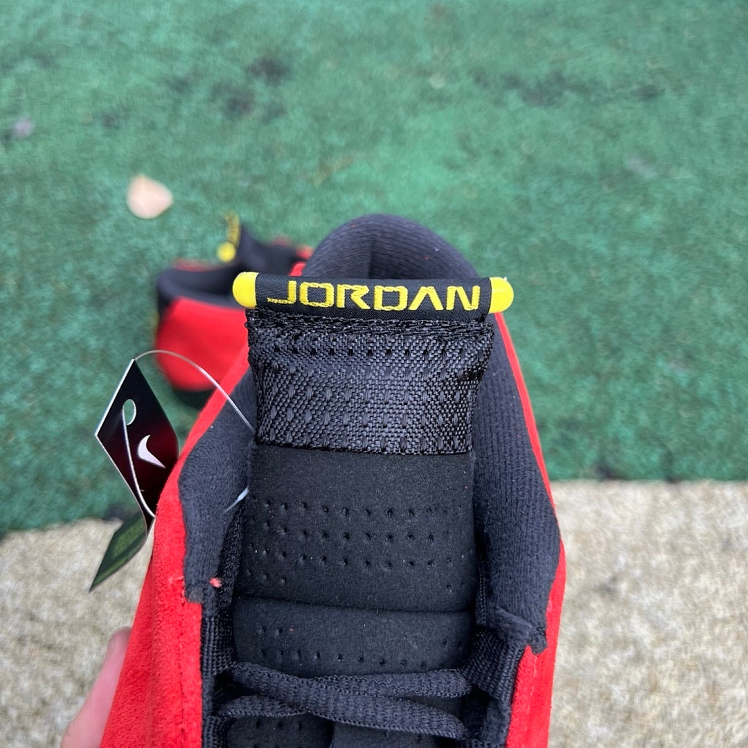 Air Jordan 14 Retro Ferrari Challenge Red Black Vibrant Yellow 654459-670