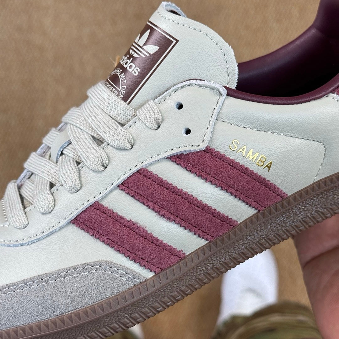 Adidas Samba OG Cream White Better Scarlet Gum IE7015