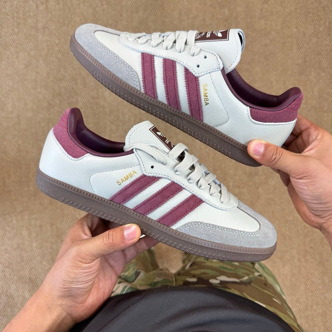 Adidas Samba OG Cream White Better Scarlet Gum IE7015