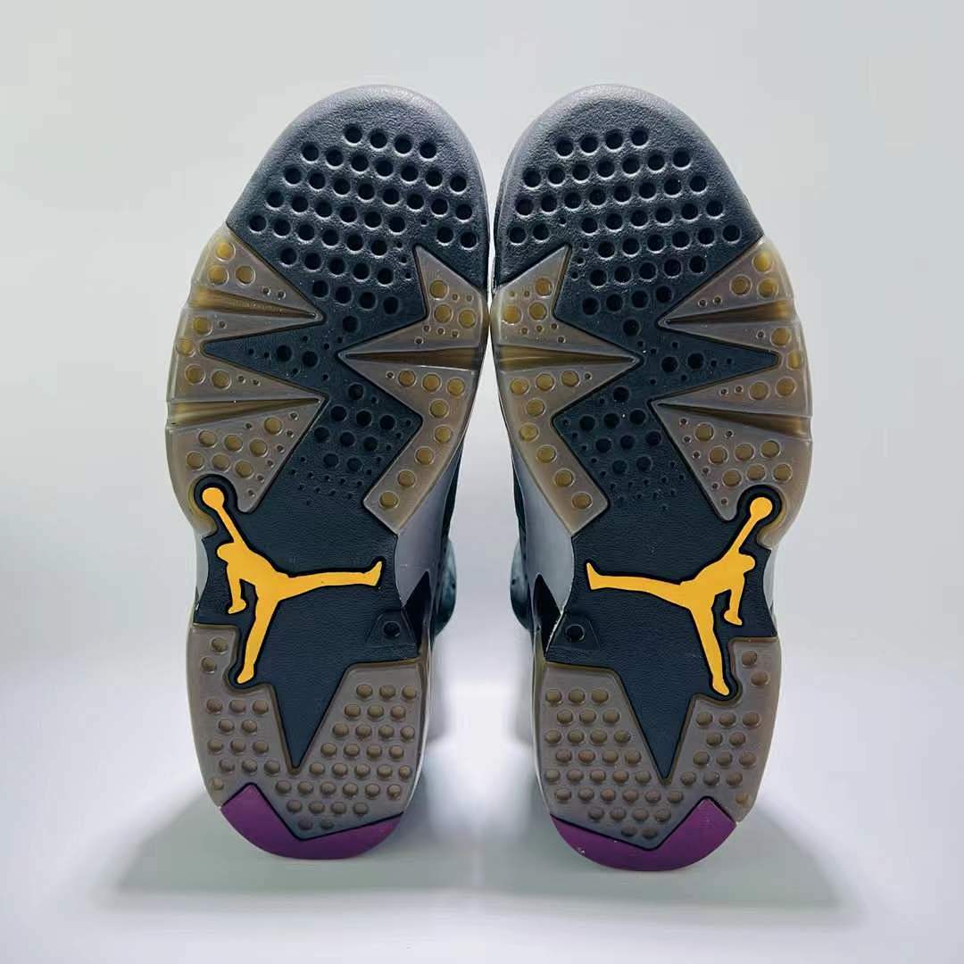 Air Jordan 6 Retro 'Bordeaux' CT8529-063 Nike Black Grey Pink Yellow Sneakers Shoes Trainers