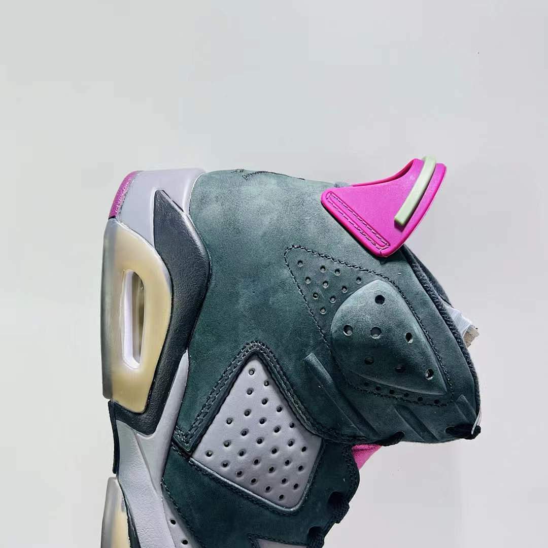 Air Jordan 6 Retro 'Bordeaux' CT8529-063 Nike Black Grey Pink Yellow Sneakers Shoes Trainers