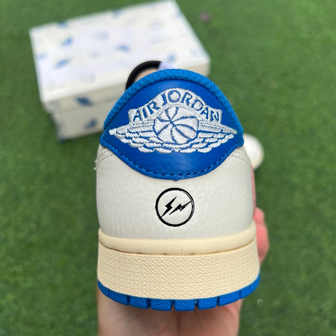 Travis Scott x fragment design x Air Jordan 1 Low OG Military Blue DM7866-140