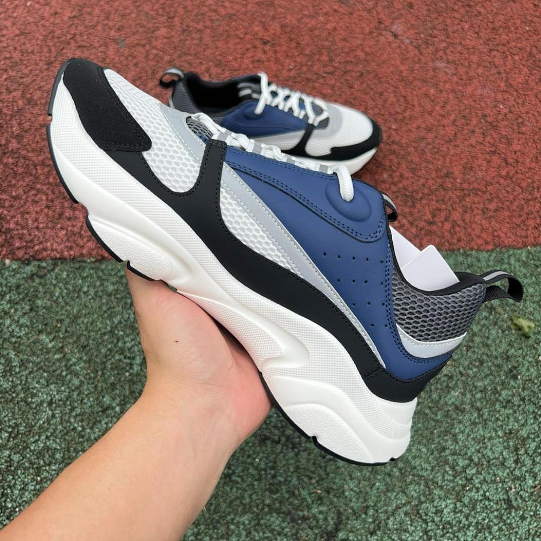 Dior B22 Sneaker Navy Blue White Black Grey