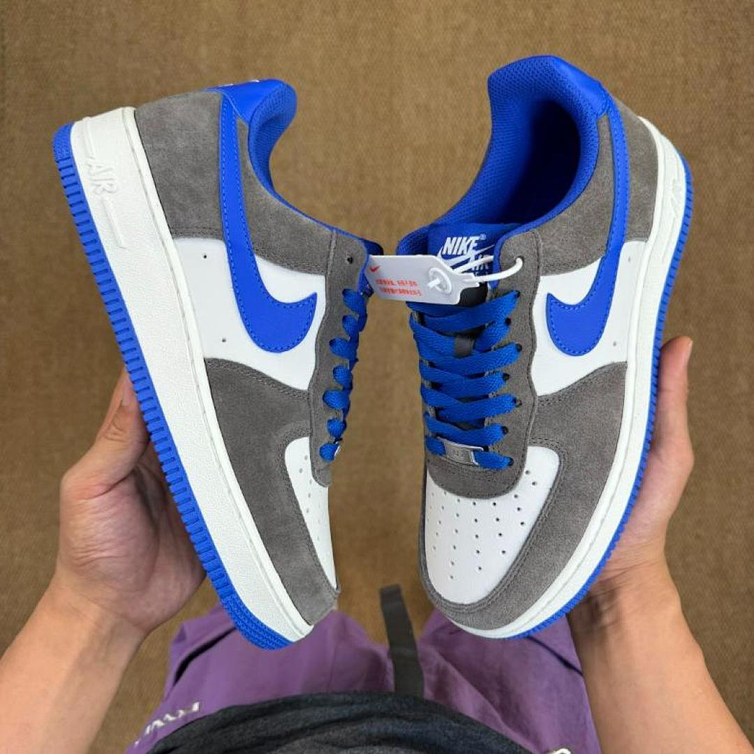 Nike Air Force 1 Low Wolf Grey Game Royal White