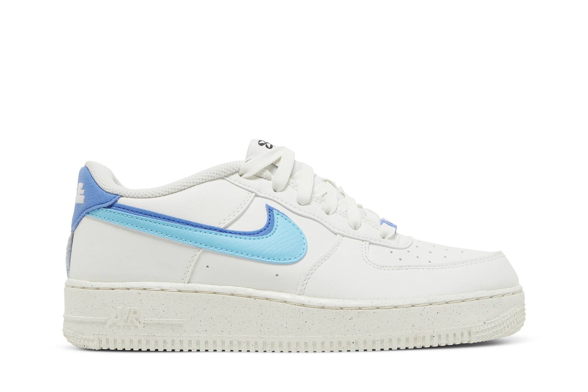 ( Grade School ) Nike Air Force 1 LV8 'Sail Medium Blue' DQ0359-100