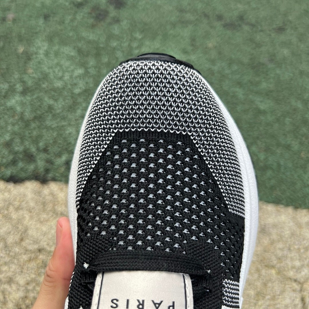 Christian Dior Black White Knitted Trainers