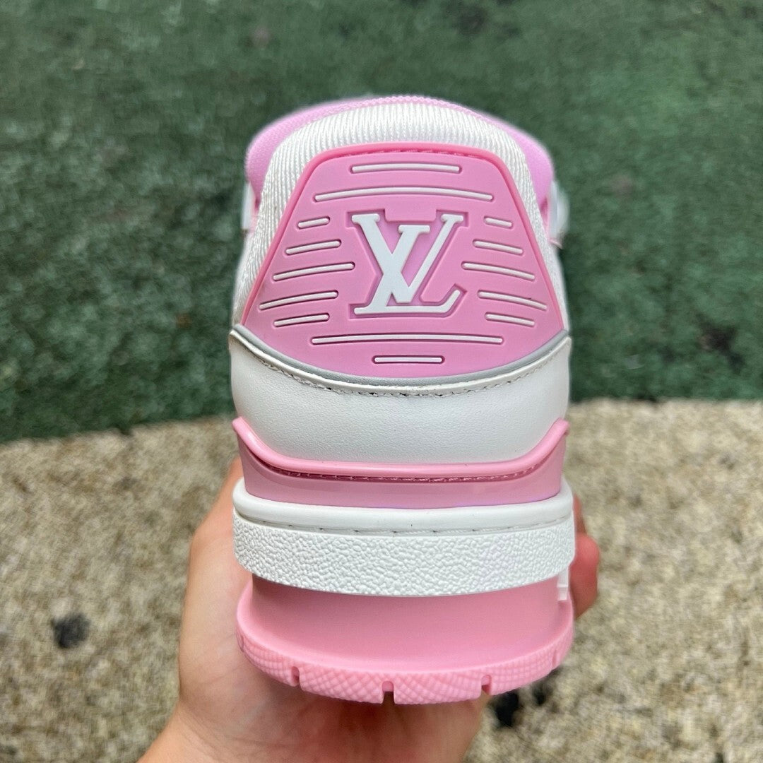 Louis Vuitton LV Trainer Sneaker Pink White