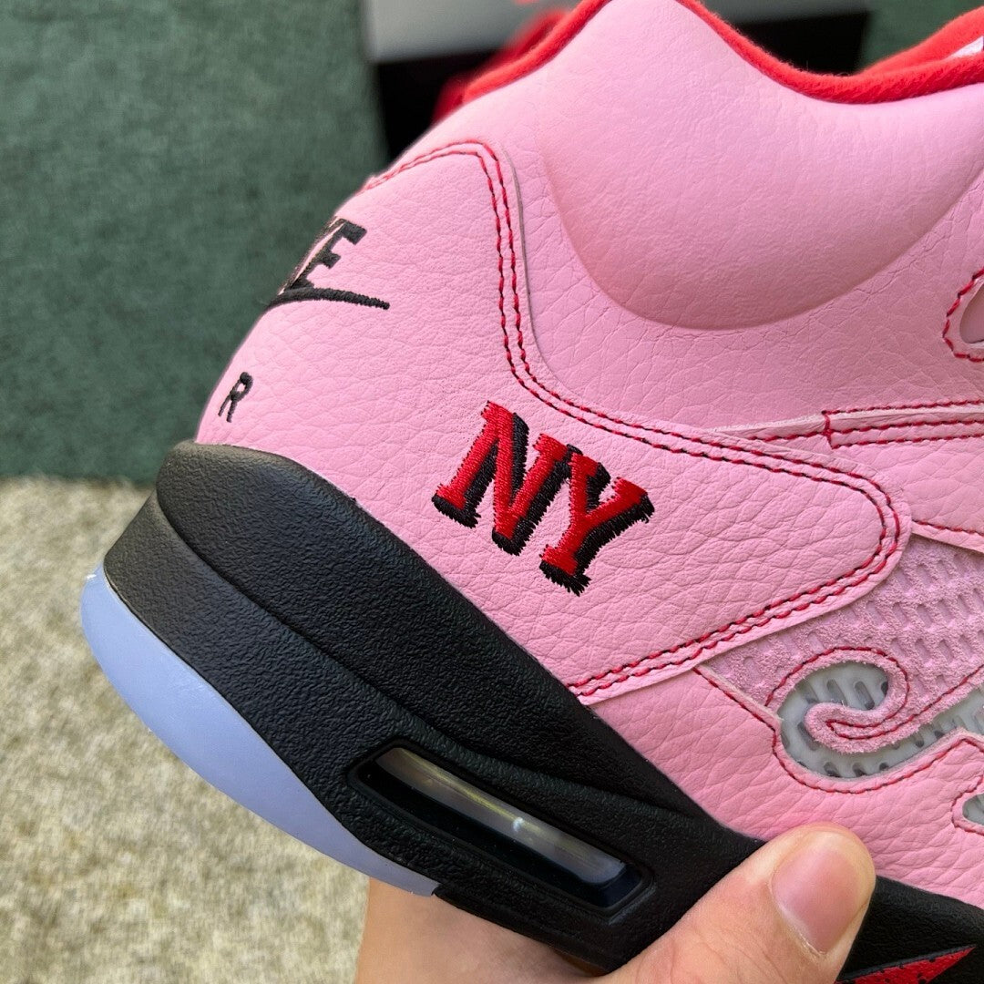 Air Jordan 5 Retro Aleali May Pink A Logo 23