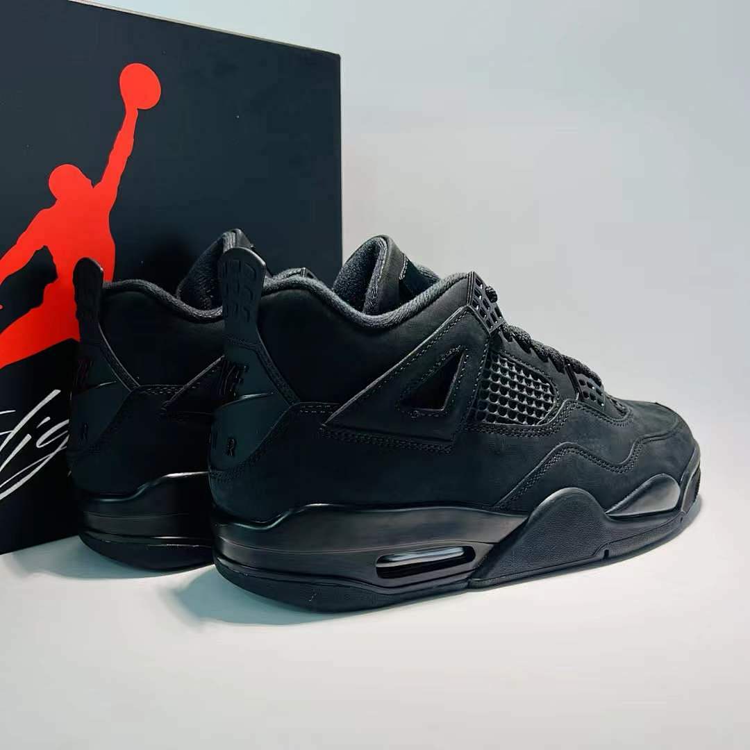 Nike Air Jordan 4 Retro Black Cat Men's Basketball Shoes Sneakers CU1110-010