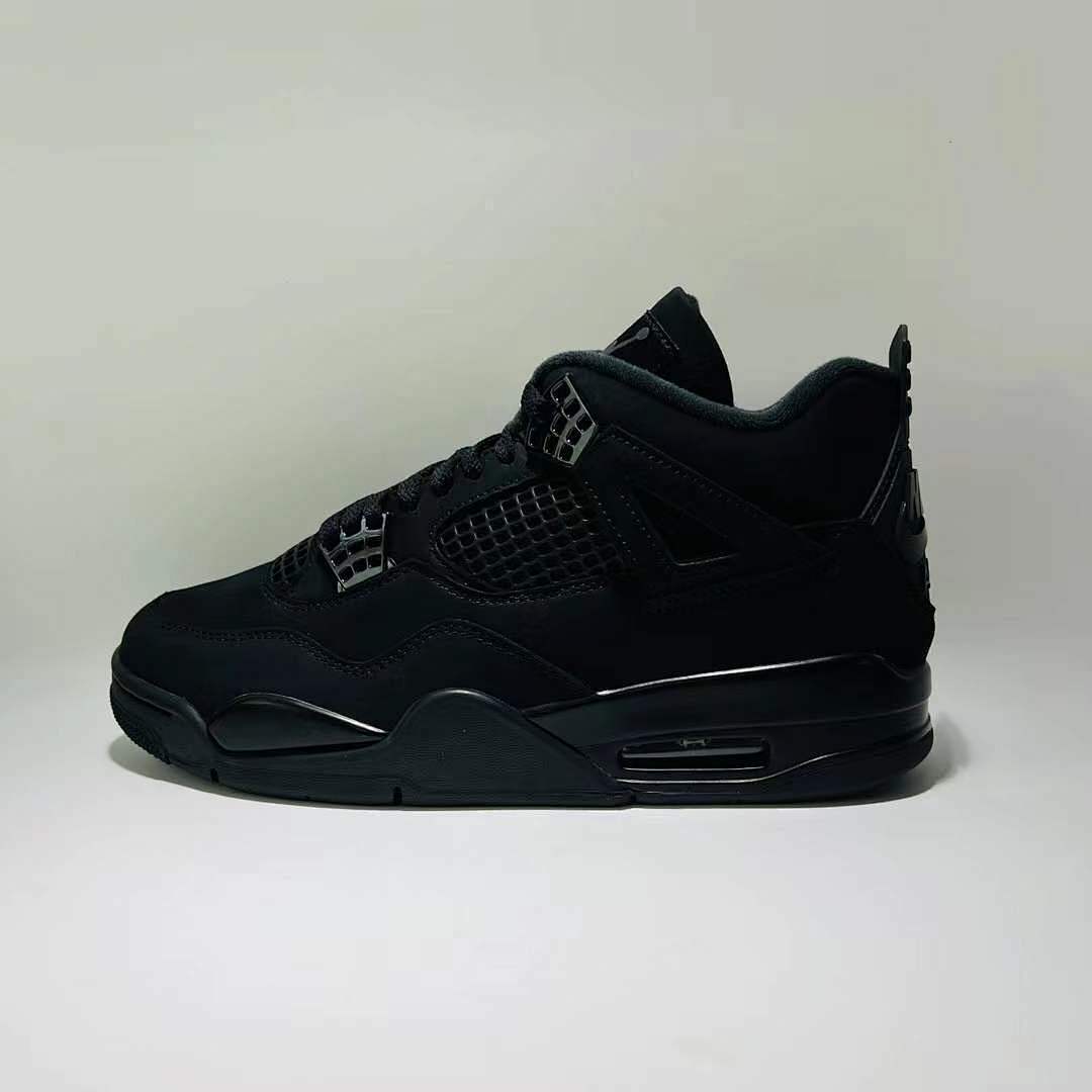 Nike Air Jordan 4 Retro "Black Cat" Men's Sneakers Athletic Shoes CU1110-010