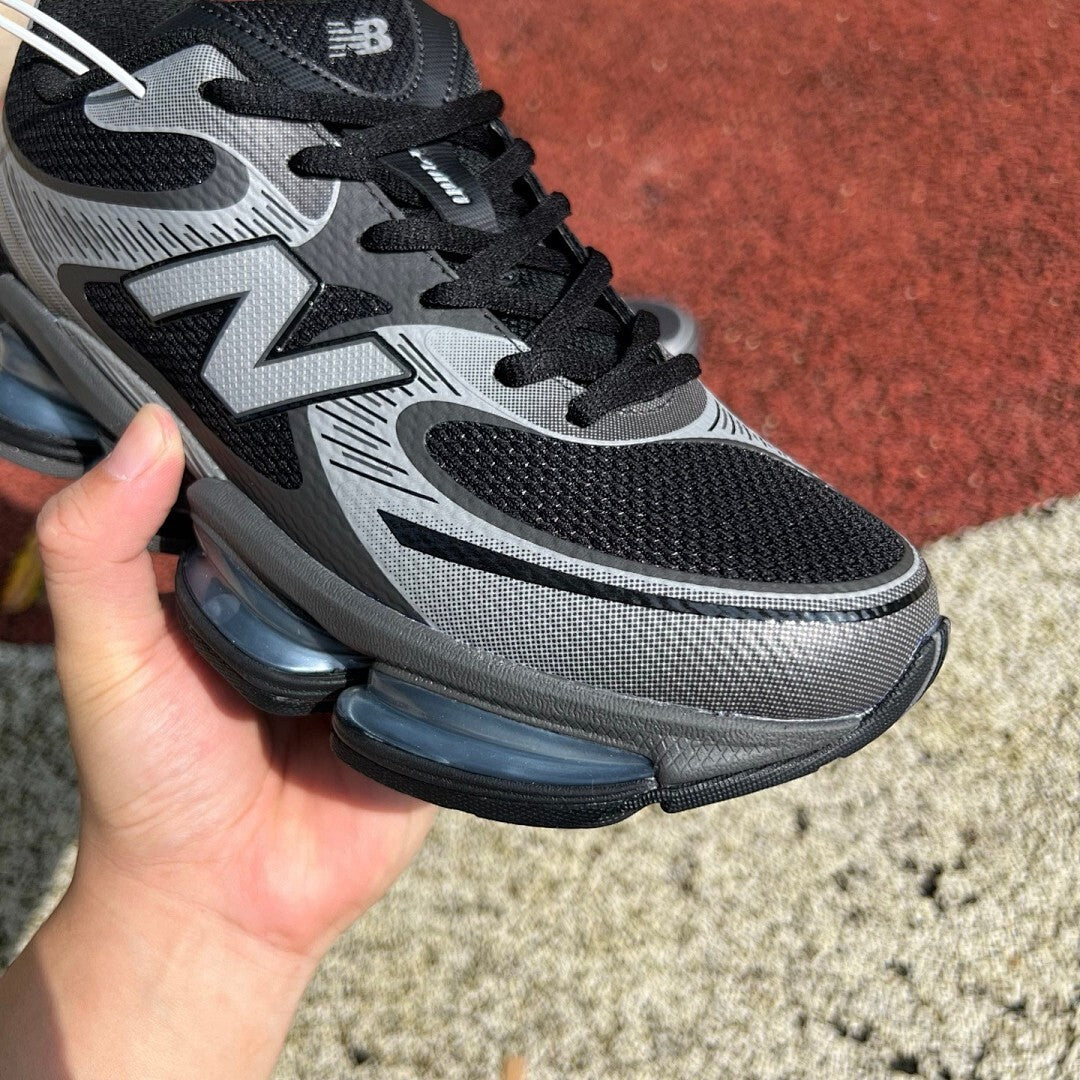 New Balance 1906R Black Grey with Translucent Segmented Sole