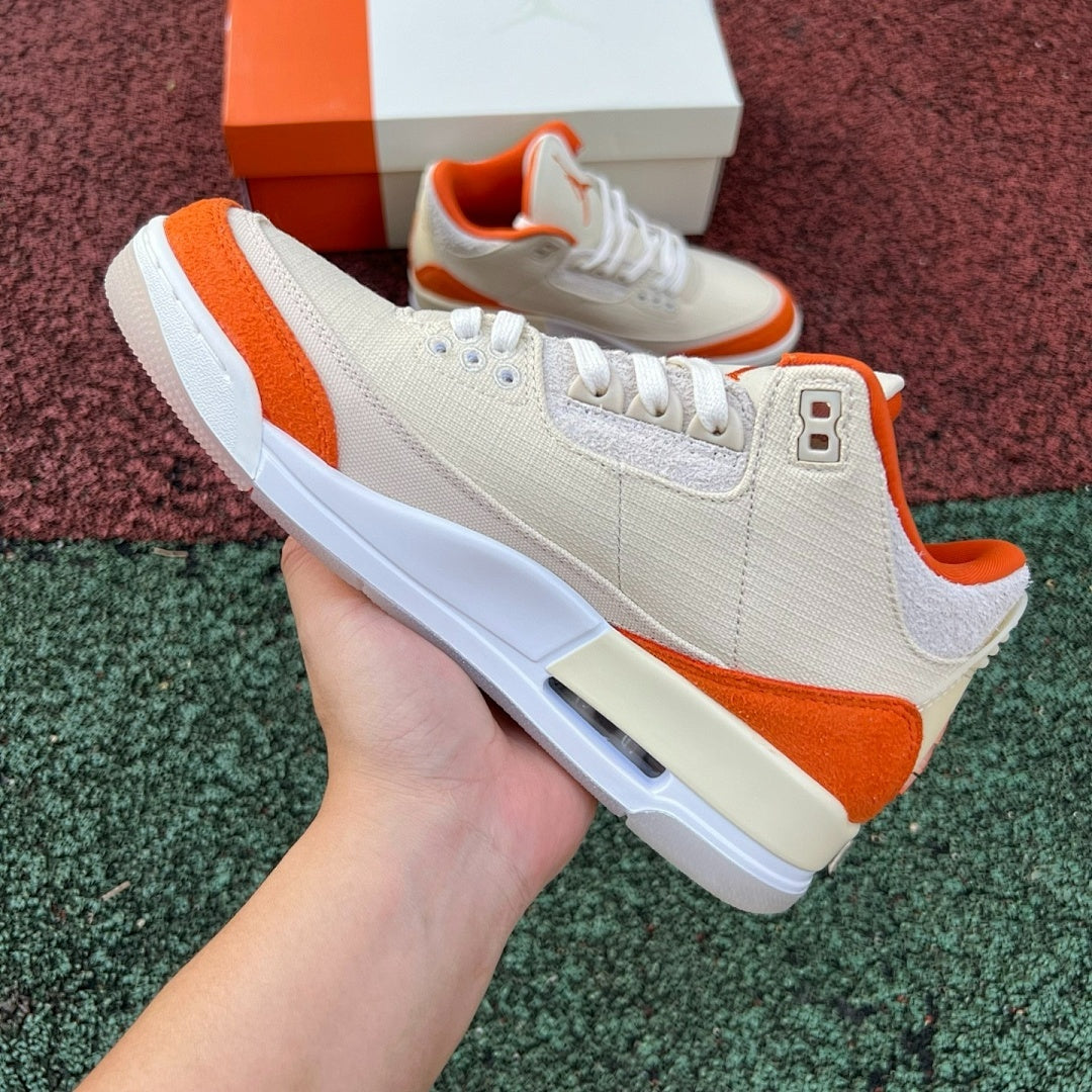 Air Jordan 3 Canvas Orange