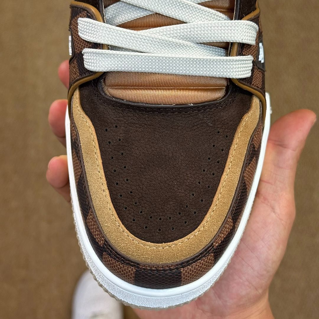 Louis Vuitton LV Trainer Sneaker Damier Ebene Brown 1AAG21