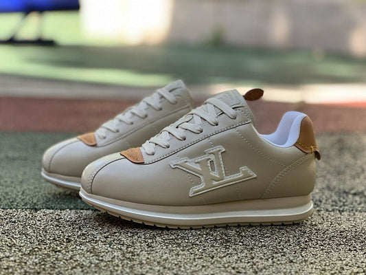 Louis Vuitton LV Runner Sneaker Beige Leather