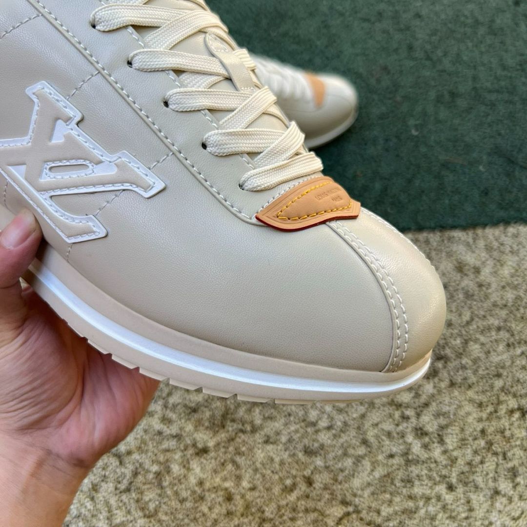 Louis Vuitton LV Runner Sneaker Beige Leather