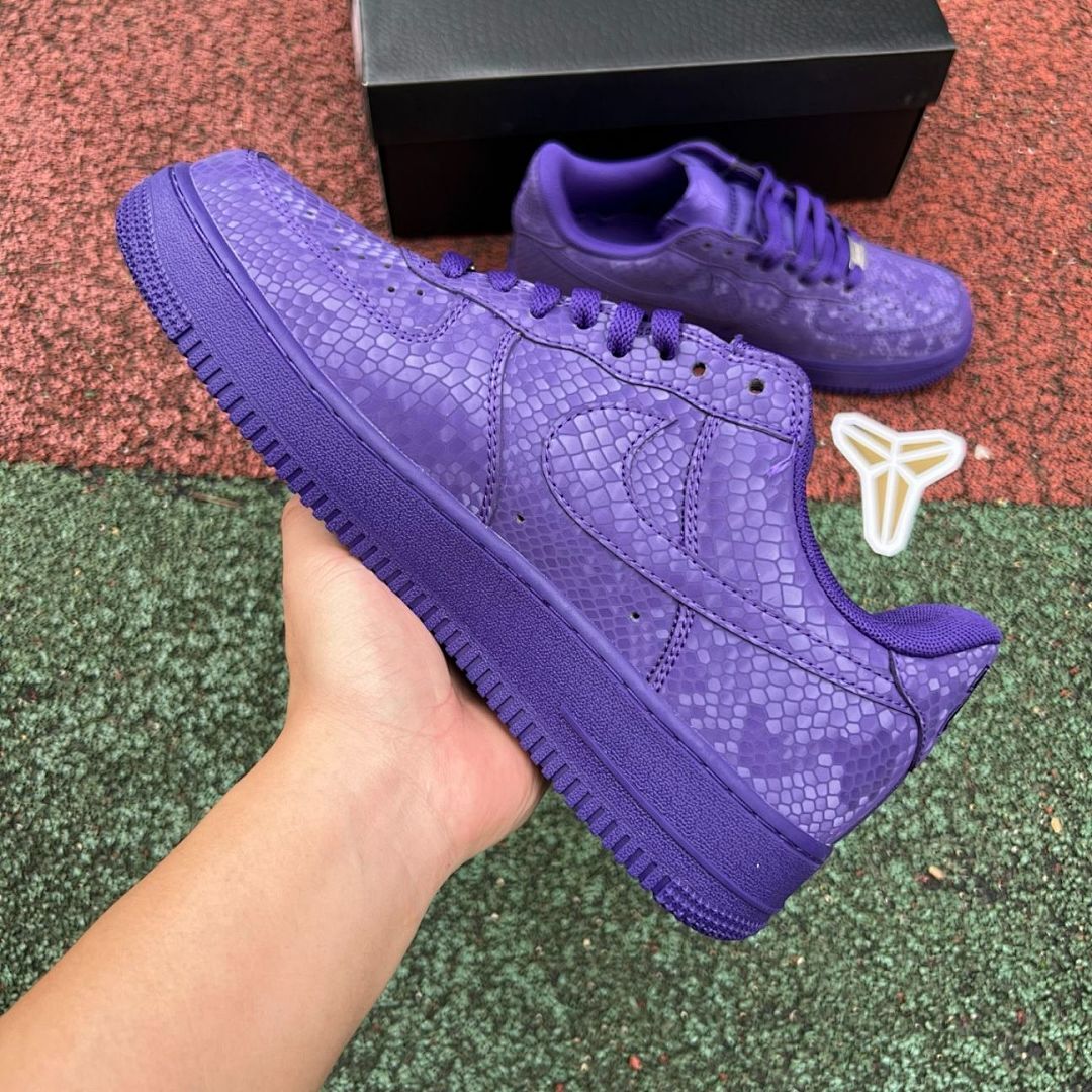 Nike Air Force 1 Low Kobe Mamba Purple Snakeskin