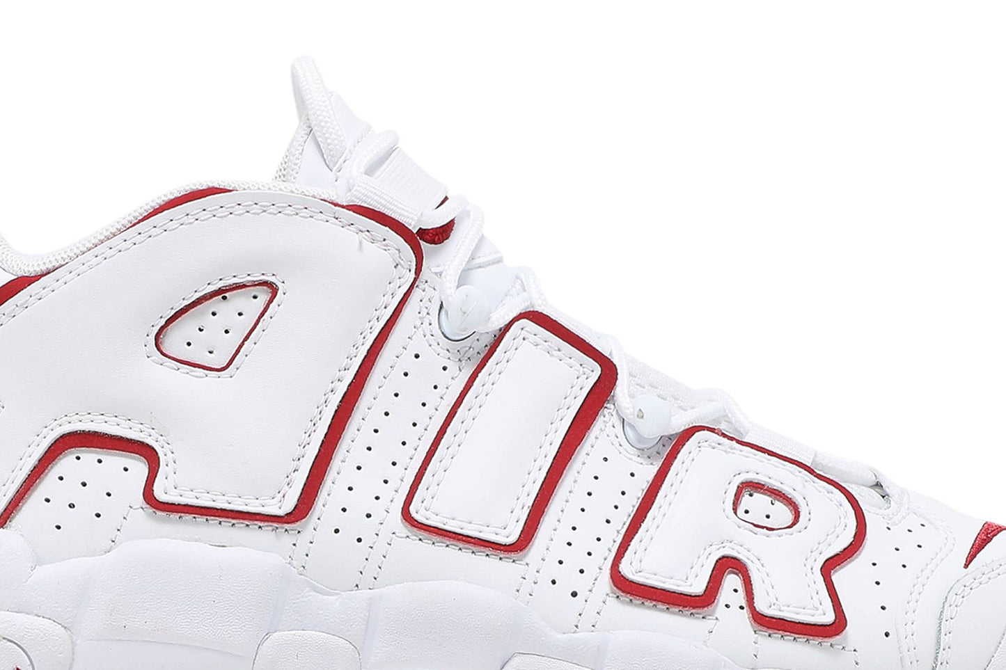 ( Grade School ) Nike Air More Uptempo 2021 White Varsity Red DJ5988-100