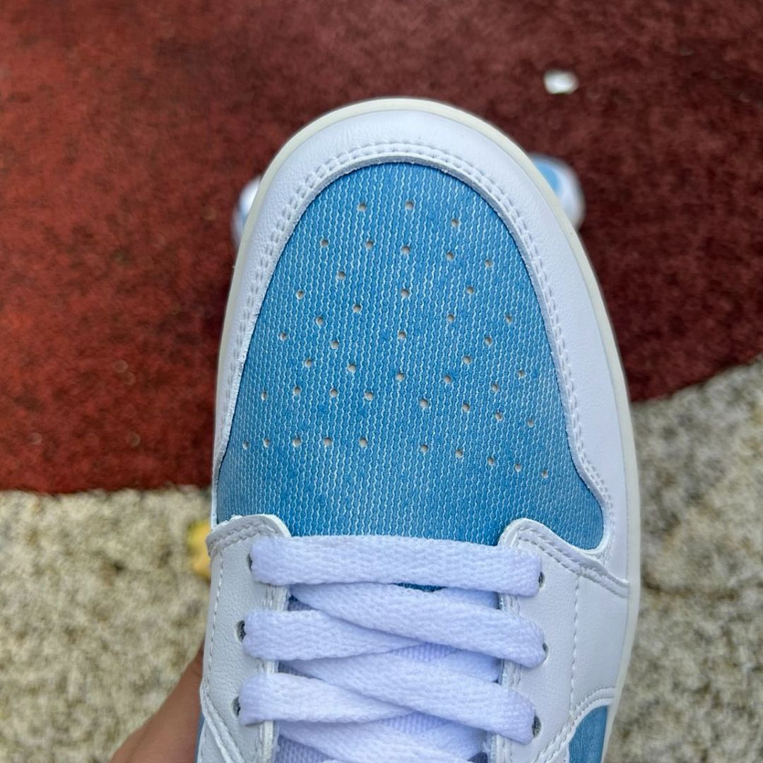 Air Jordan 1 Low SE Washed Denim Light Marine White Gum Yellow DR6970-400