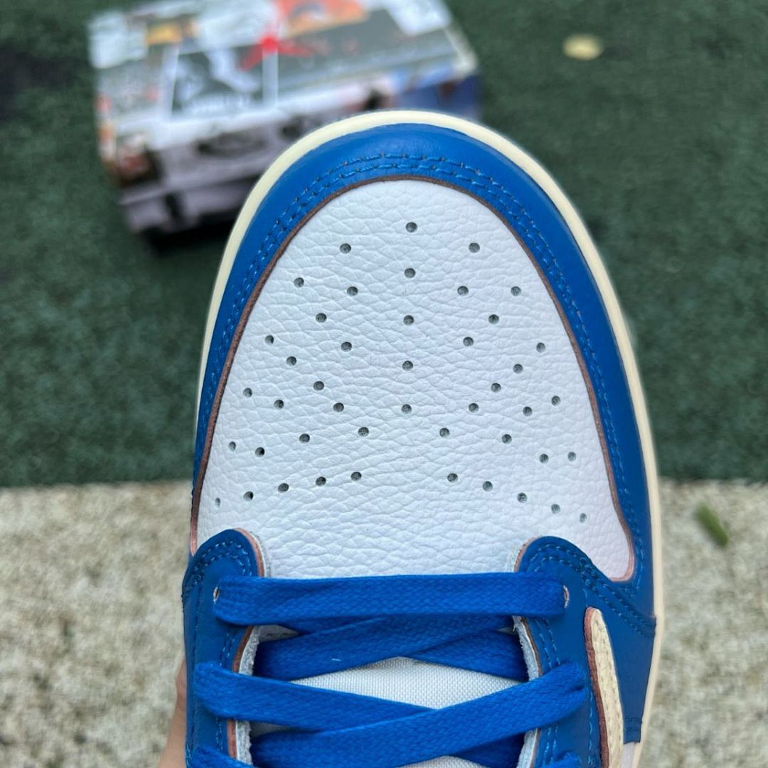 Union x Air Jordan 1 Low OG SP White University Blue Varsity Red FJ0870-100