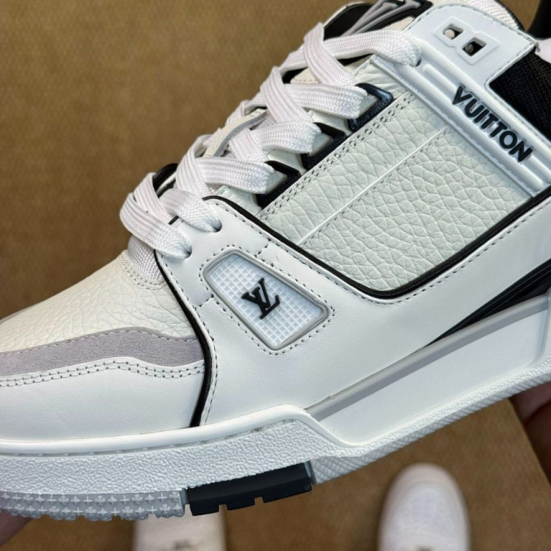 Louis Vuitton LV Trainer Sneaker White and Black