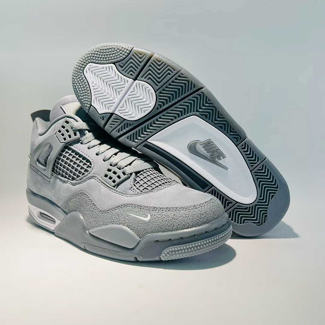 Kaws x Air Jordan 4 Retro Cool Grey 930155-003 Men's Sneakers
