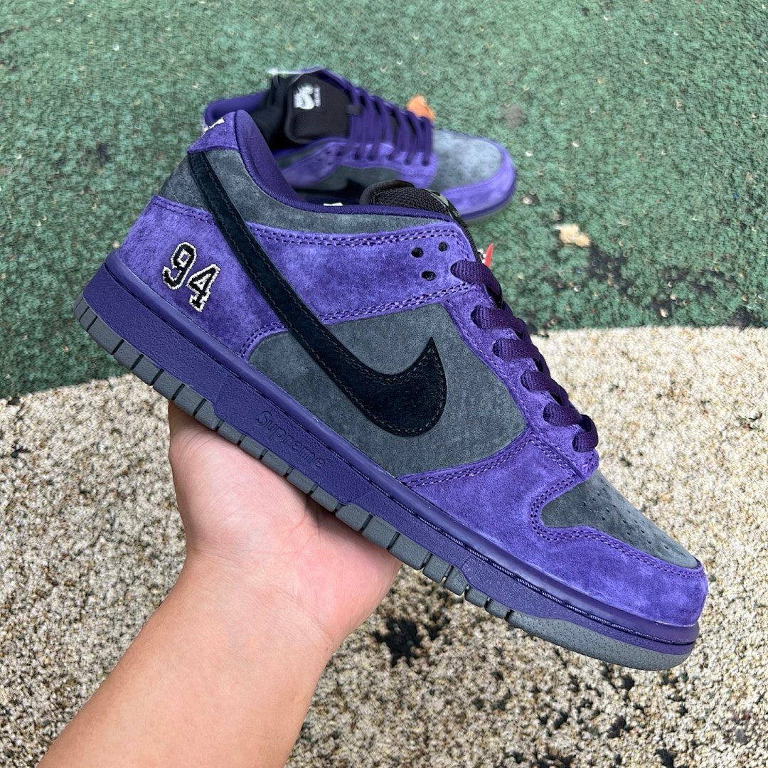 Supreme x Nike SB Dunk Low By Any Means Varsity Purple DN1431-100