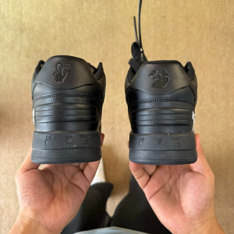 Off-White Out Of Office 'FOR WALKING' Low Top Sneakers Black