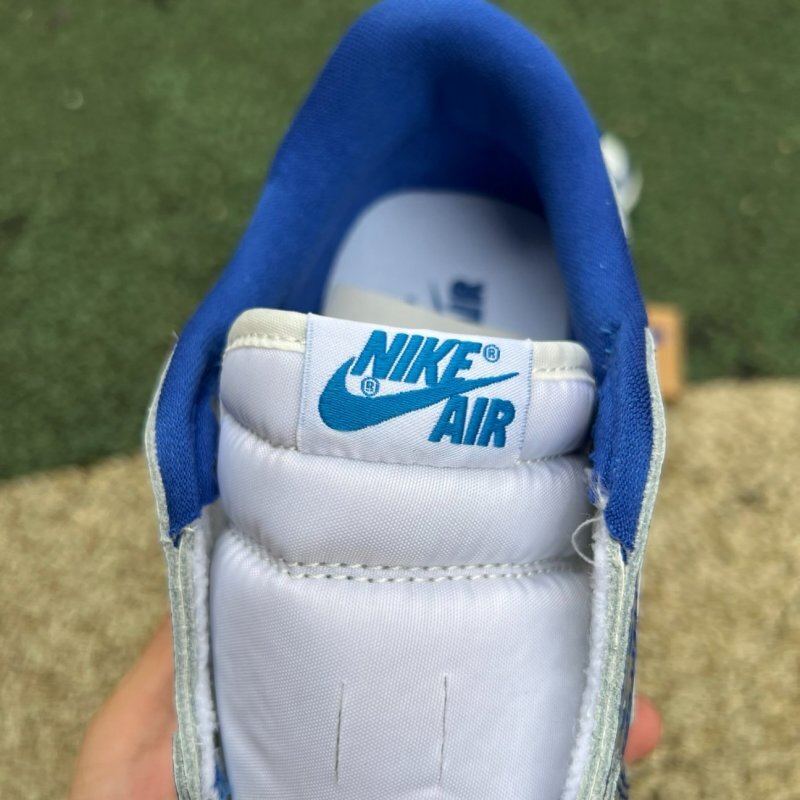 Air Jordan 1 Low Royal Blue Patent Leather
